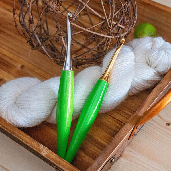 Furls Crochet Hook, Odyssey Nickel Plated Tip for Effortless Glide