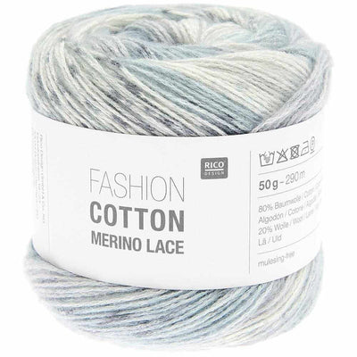 Rico - Fashion Cotton Merino Lace - 50g - Autumn| Yarn Worx