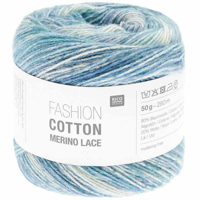 Rico - Fashion Cotton Merino Lace - 50g - Winter | Yarn Worx