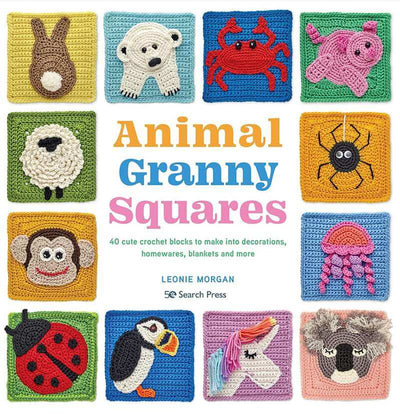 Animal Granny Squares - by Leonie Morgan | Yarn Worx