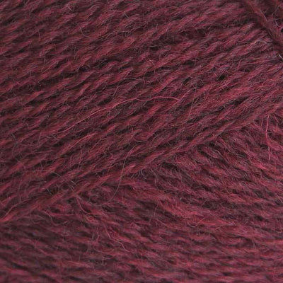 Baa Ram Ewe - Pip Colourwork 4ply Yarn - 25g shown in colourway 004 Bantam Red | Yarn Worx