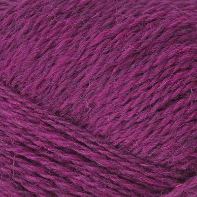 Baa Ram Ewe - Pip Colourwork 4ply Yarn - 25g shown in colourway 056 Hockney Purple | Yarn Worx