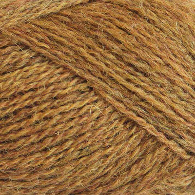 Baa Ram Ewe - Pip Colourwork 4ply Yarn - 25g shown in colourway 065 Brass Band Yellow | Yarn Worx