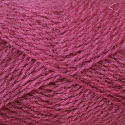 Baa Ram Ewe - Pip Colourwork 4ply Yarn - 25g shown in colourway 068 Rhubarb Pink | Yarn Worx