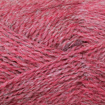 Baa Ram Ewe - Pip Colourwork 4ply Yarn - 25g shown in colourway 070 Rosewindow Red | Yarn Worx