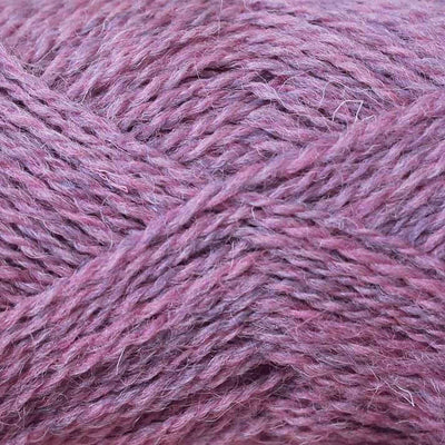 Baa Ram Ewe - Pip Colourwork 4ply Yarn - 25g shown in colourway 083 Heathland Purple | Yarn Worx