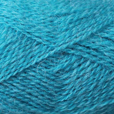 Baa Ram Ewe - Pip Colourwork 4ply Yarn - 25g shown in colourway 092 Swale Blue | Yarn Worx