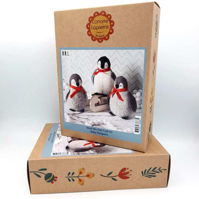 Baby Penguins Felt Craft Kit | Yarn Worx