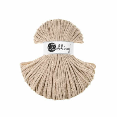 Bobbiny 5mm Braided Cord - Warm Beige | Yarn Worx