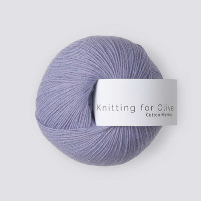 Knitting for Olive - Cotton Merino Blueberry Ice Cream - 50g | Yarn Worx