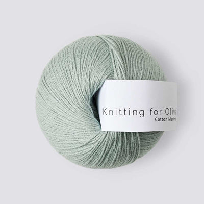 Knitting for Olive - Cotton Merino Soft Mint - 50g | Yarn Worx