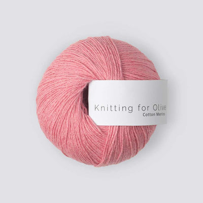 Knitting for Olive - Cotton Merino Strawberry Ice Cream - 50g | Yarn Worx