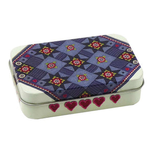 Emma Ball / Janie Crow - Indigo Dreams Rectangular Hinged Tin | Yarn Worx