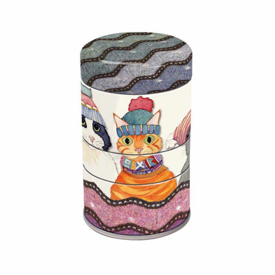 Emma Ball - Cats in Hats Mini Stacker Tin | Yarn Worx