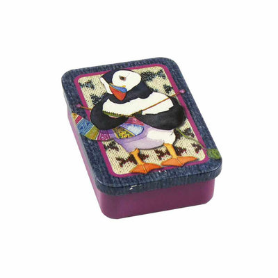 Emma Ball - Knitting Puffin Mini Notions Tin | Yarn Worx