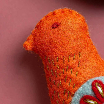 Folk Birds Felt Craft Kit | Yarn Worx