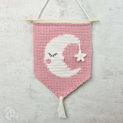 Hardicraft - Banner Moon Wall Hanger - Crochet Kit | Yarn Worx