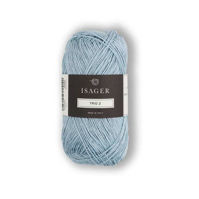 Isager - Trio 2 - 50g shown in colourway Frost | Yarn Worx