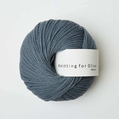 Knitting for Olive - Merino - Dusty Petroleum Blue - 50g | Yarn Worx