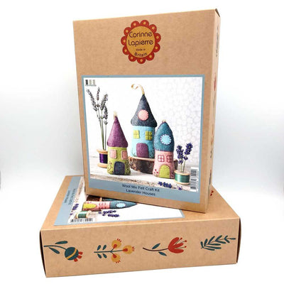 Lavender Houses Felt Craft Kit | Yarn Worx