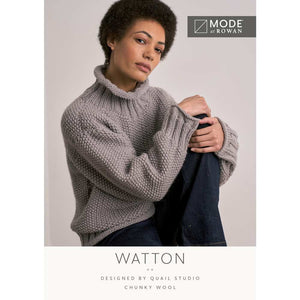 Watton Sweater - Official Printed Pattern - MODE at Rowan | Yarn Worx