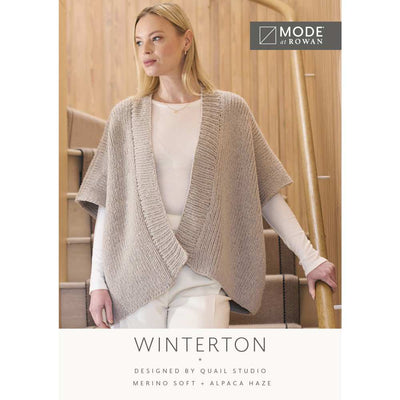 Winterton Cardigan - Official Printed Pattern - MODE at Rowan | Yarn Worx