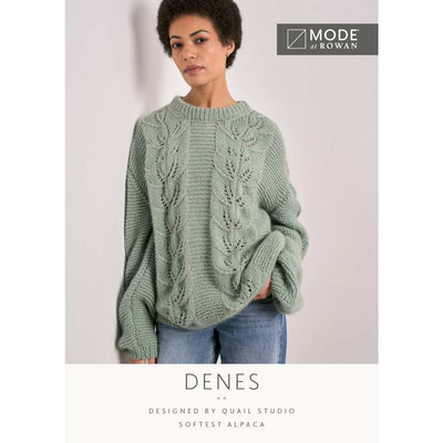 Denes Sweater - Official Printed Pattern - MODE at Rowan | Yarn Worx