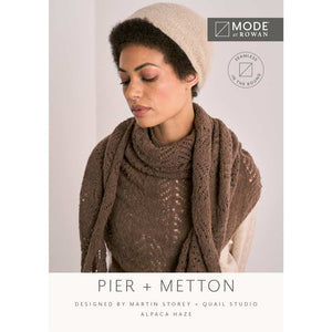 Pier Shawl and Metton Hat - Official Printed Pattern - MODE at Rowan | Yarn Worx