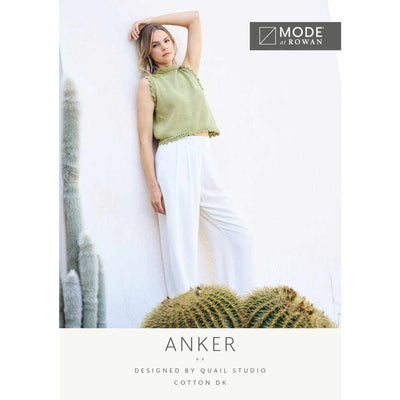 Anker Sleeveless Top - Official Printed Pattern - MODE at Rowan | Yarn Worx