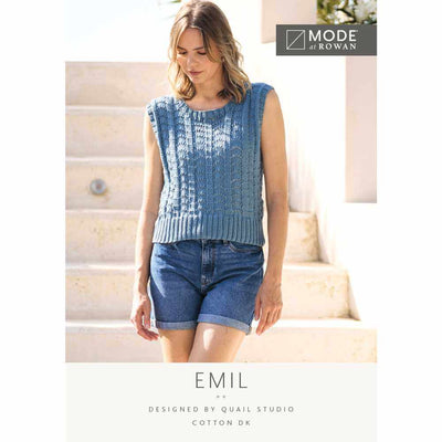 Emil Slipover - Official Printed Pattern - MODE at Rowan | Yarn Worx