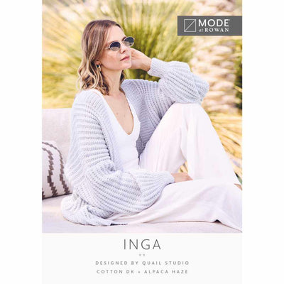 Inga Cardigan - Official Printed Pattern - MODE at Rowan | Yarn Worx