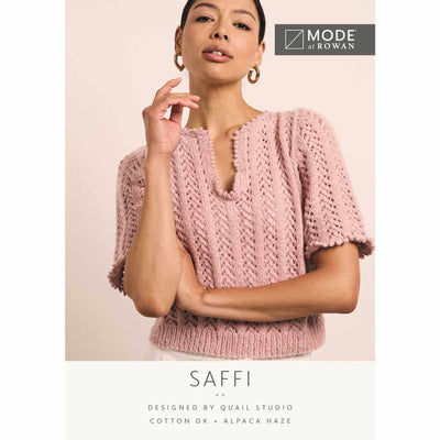 Saffi Tee - Official Printed Pattern - MODE at Rowan | Yarn Worx