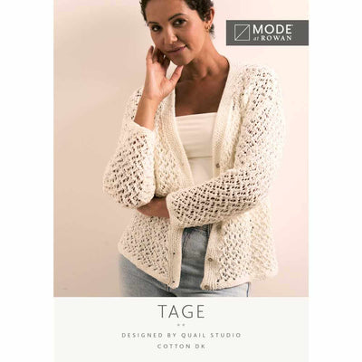 Tage Cardigan - Official Printed Pattern - MODE at Rowan | Yarn Worx