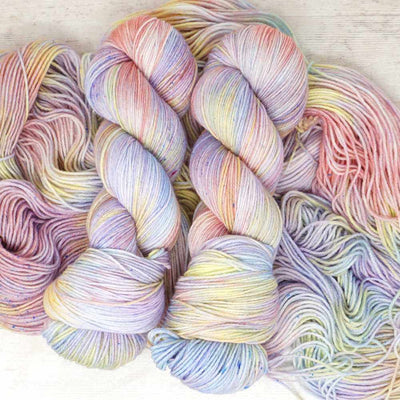 Market Town Yarns - Squishy Sock Yarn - 100g in colourway Sherbet Twist | Yarn Worx