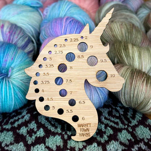 Market Town Yarns - Unicorn Needle Gauge | Yarn Worx