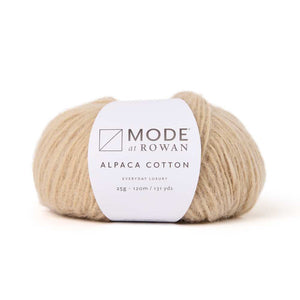 Mode at Rowan - Alpaca Cotton - 25g shown in colour 015 Champagne | Yarn Worx