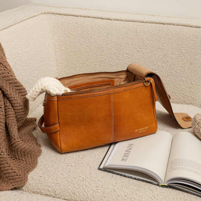 Re:Designed - Project 44 Knitting Case - Burned Tan | Yarn Worx