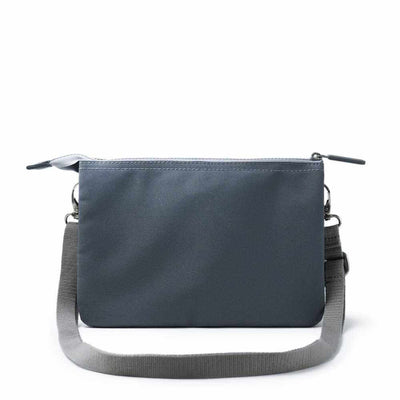 ROKA London Carnaby Crossbody XL Recycled Canvas Bag - Smoke | Yarn Worx