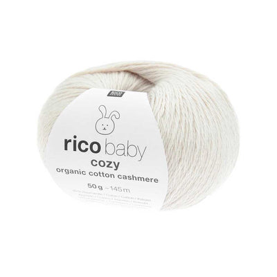 Rico - Baby Cozy Organic Cotton Cashmere Sport Weight Yarn - 50g | Yarn Worx