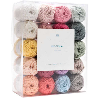 Rico - Ricorumi Cotton DK - 20 Piece Set - Baby Pastel | Yarn Worx