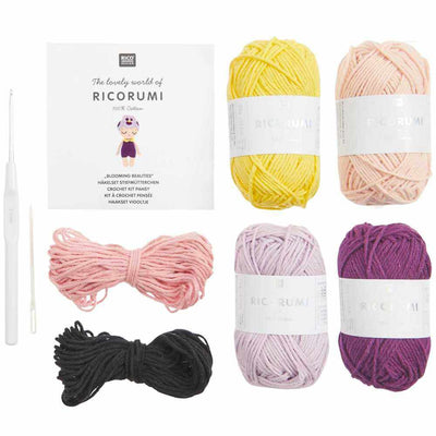 Ricorumi - Blooming Beauties Pansy Crochet Kit | Yarn Worx