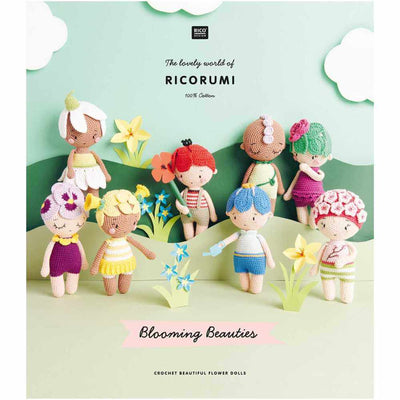 Rico - Ricorumi Blooming Beauties Crochet Pattern Book | Yarn Worx