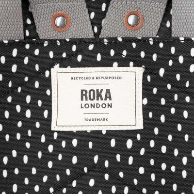 ROKA London Canfield B Medium Recycled Canvas Bag - Drizzle Ash | Yarn Worx