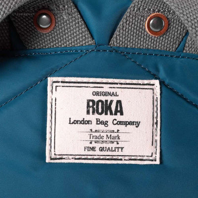 ROKA London Canfield B Medium Recycled Nylon Bag - Marine | Yarn Worx