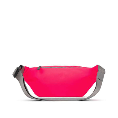 ROKA London Jubilee Sling Recycled Nylon Bag - Raspberry Neon | Yarn Worx