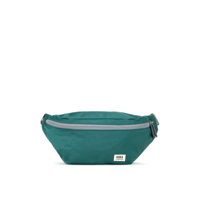 ROKA London Jubilee Sling Recycled Nylon Bag - Teal | Yarn Worx