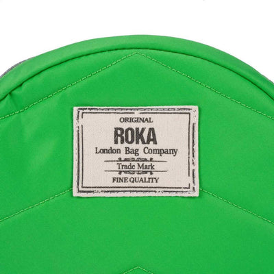 ROKA London Paddington B Recycled Nylon Bag - Kelly Green | Yarn Worx