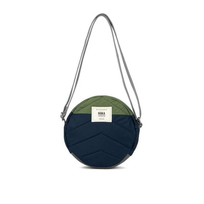 ROKA London Creative Waste Paddington B Recycled Nylon Bag - Avocado / Midnight | Yarn Worx