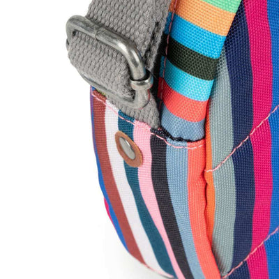 ROKA London Paddington B Recycled Canvas Bag - Multi Stripe | Yarn Worx