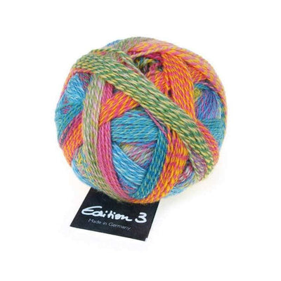 Schoppel Wolle - Edition 3 Sport Weight Yarn shown in colourway 2296 English Garden